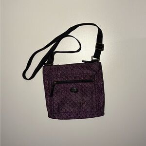 Coach Purple Textured Crossbody Bag